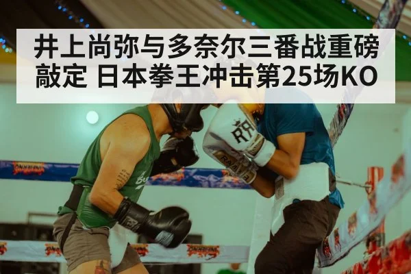 井上尚弥与多奈尔三番战重磅敲定 日本拳王冲击第25场KO